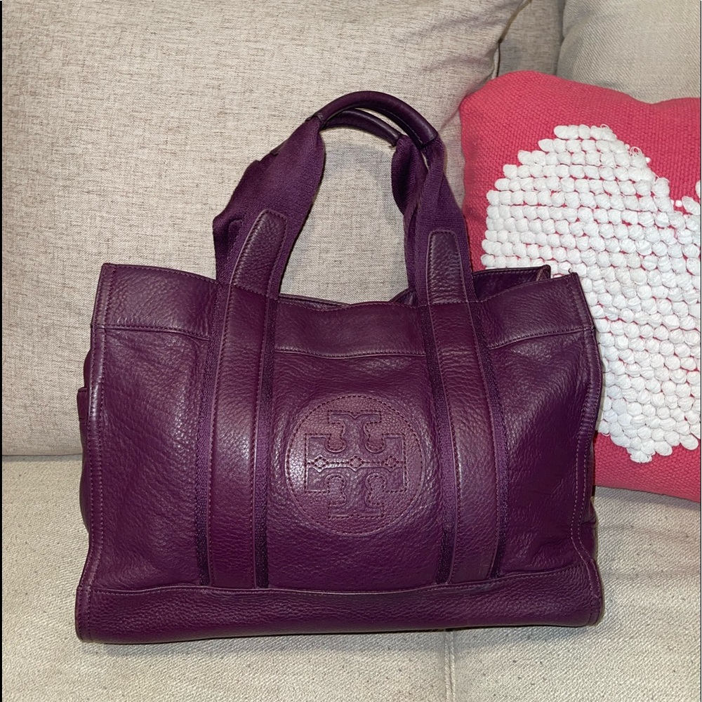 Purple Tory Burch Large Bag